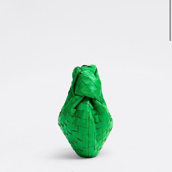 Used Bottega Veneta Mini Jodie Parakeet color on sale. - Picture 2 of 4